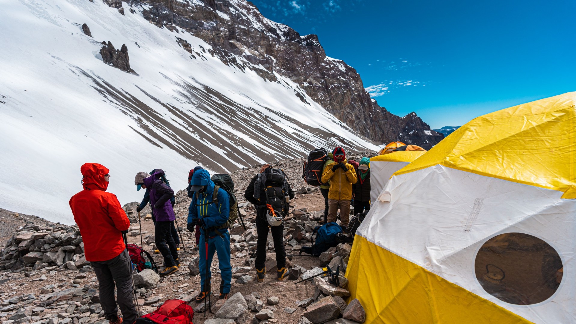 Aconcagua Besteigung per Überschreitung auf der 360°-Route